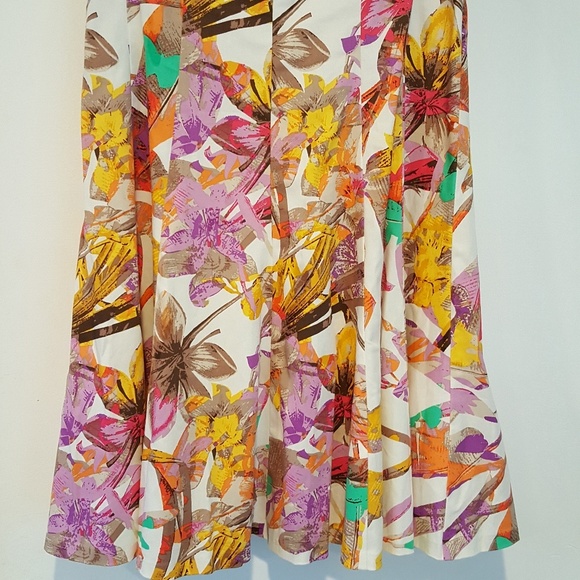 NINE WEST FLORAL FIT & FLAIR DRESS - Picture 5 of 7